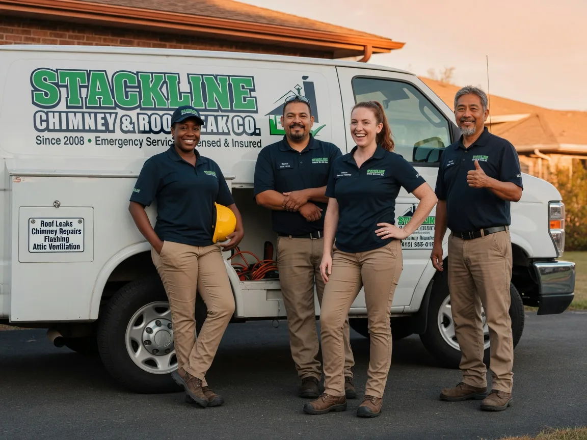 Chimney flashing repair company in Saint Ignace, MI